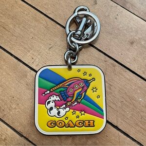 Coach Cosmic Rocket Bag Charm Keychain